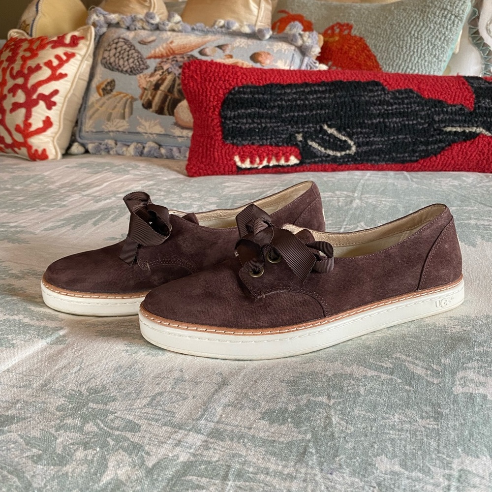 UGG Carilyn Suede Slip-Ons, Brown